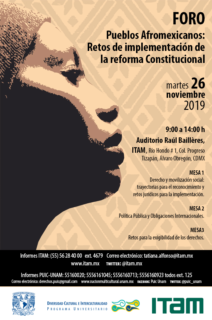 Foro Pueblos Afromexicanos: Retos de Implementación de la Reforma Constitucional