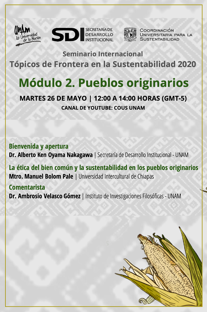Seminario Internacional Tópicos de Frontera en la Sustentabilidad 2020