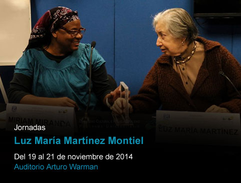 Jornadas Luz María Martínez Montiel