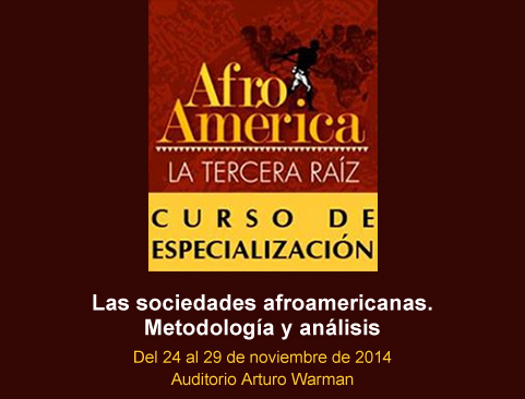 Curso de especialización en estudios afroamericanos: Las sociedades afroamericanas. Metodología y análisis