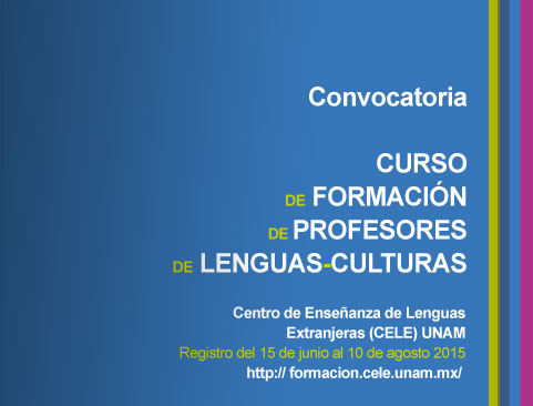 Convocatoria Curso de Formación de Profesores de Lenguas-Culturas 2016