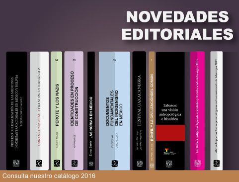 Novedades editoriales 2016