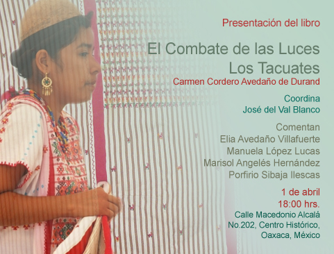 Presentación del libro: El combate de las luces. Los tacuatesPresentación del libro: El combate de las luces. Los tacuates