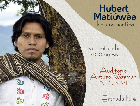 Lectura poética de Hubert Matiúwàa
