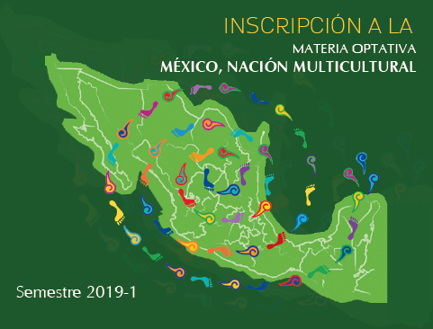 Materia optativa México, Nación Multicultural. Semestre 2019-1