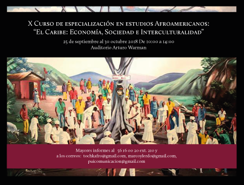 X Curso de especialización en estudios afroamericanos: El caribe: Economía, sociedad e interculturalidad