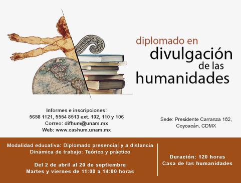 Diplomado en Divulgación de las Humanidades 2019