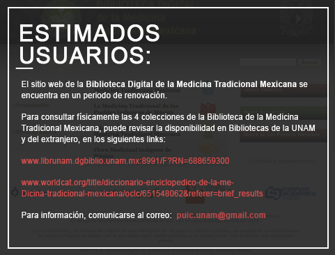 Renovación de la Biblioteca Digital de la Medicina Tradicional Mexicana