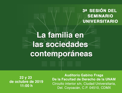 3ª Sesión del Seminario Universitario La familia en las sociedades contemporáneas