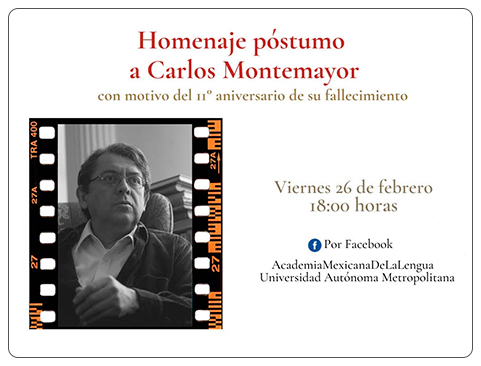 Homenaje póstumo a Carlos Montemayor