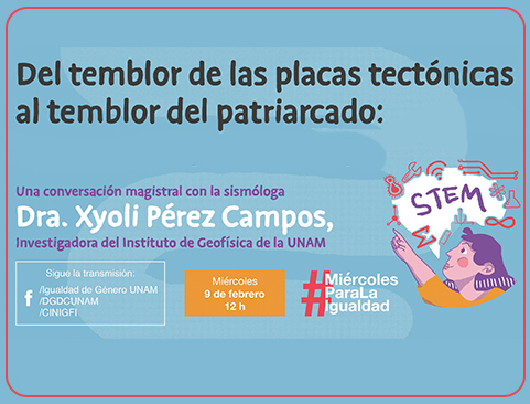 Conversación magistral: Del temblor de las placas tectónicas al temblor del patriarcado. Día Internacional de las Mujeres, las Jóvenes y las Niñas en la Ciencia