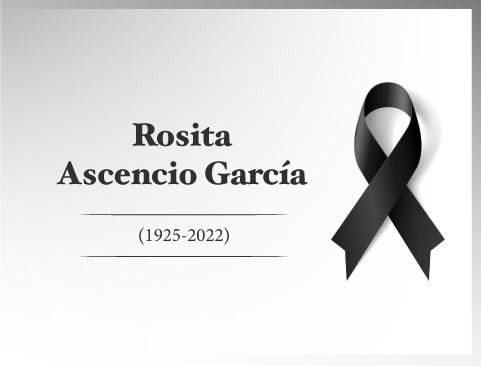 Obituario: Rosita Ascencio García