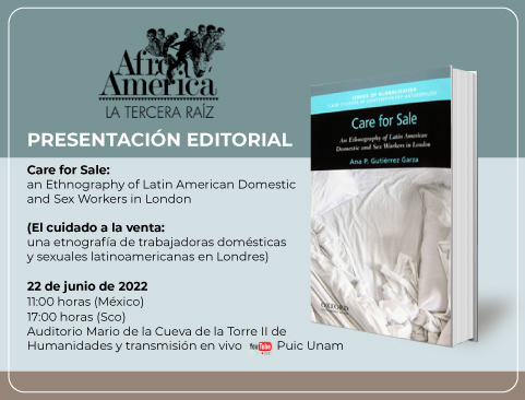 Presentación del libro: Care for Sale: An Ethnography of Latin American Domestic and Sex Workers in London