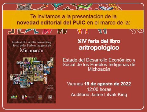 Presentación del libro: Estado del Desarrollo Económico y Social de los Pueblos Indígenas de Michoacán en la XIV Feria del Libro Antropológico