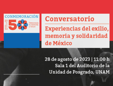 Conversatorio Experiencias del exilio, memoria y solidaridad de México