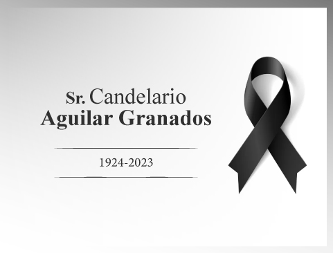 Obituario: Candelario Aguilar Granados