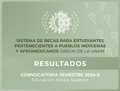 Resultados de la Convocatoria del Sistema de Becas para Estudiantes pertenecientes a Pueblos Indígenas y Afromexicanos (SBEIA) de la UNAM 2014-2 – Educación Media Superior