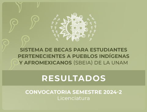Resultados de la Convocatoria del Sistema de Becas para Estudiantes pertenecientes a Pueblos Indígenas y Afromexicanos (SBEIA) de la UNAM 2014-2 – Licenciatura