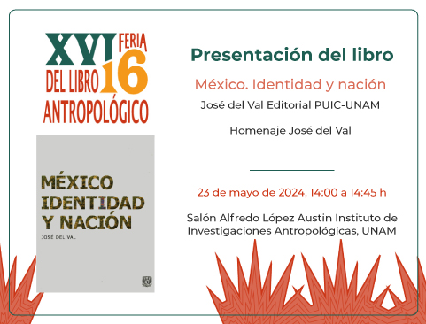 Presentación del libro: México Identidad y Nación en la XVI Feria del Libro Antropológico