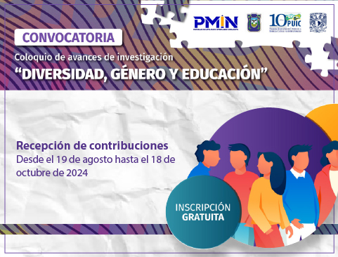 Convocatoria para participar en el Coloquio de avances de investigación: “Diversidad, género y educación”