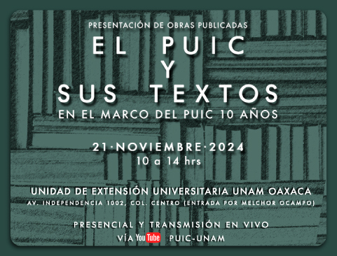 Presentación de obras publicadas “El PUIC y sus textos”