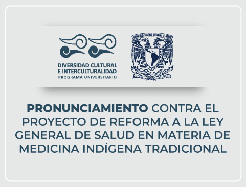 Pronunciamiento contra el proyecto de reforma a la Ley General de Salud en Materia de Medicina Indígena Tradicional