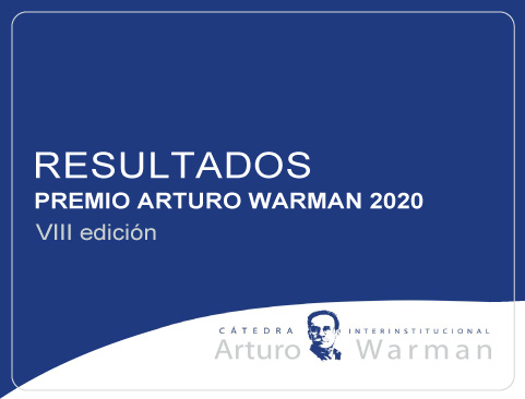 Premio Arturo Warman 2020. Octava edición (Resultados)