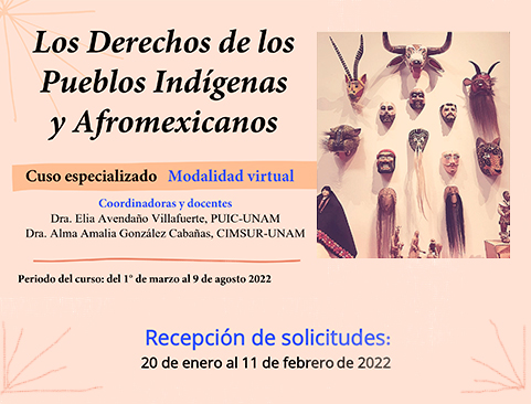 Curso especializado: Los Derechos de los pueblos indígenas y afromexicanos