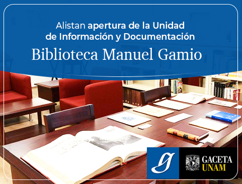 Alistan apertura de la Biblioteca Manuel Gamio