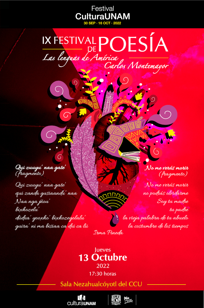IX Festival de Poesía Las Lenguas de América. Carlos Montemayor.
