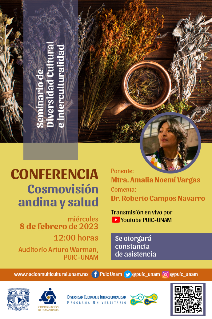 Seminario de Diversidad Cultural e Interculturalidad. Conferencia cosmovisión andina y salud