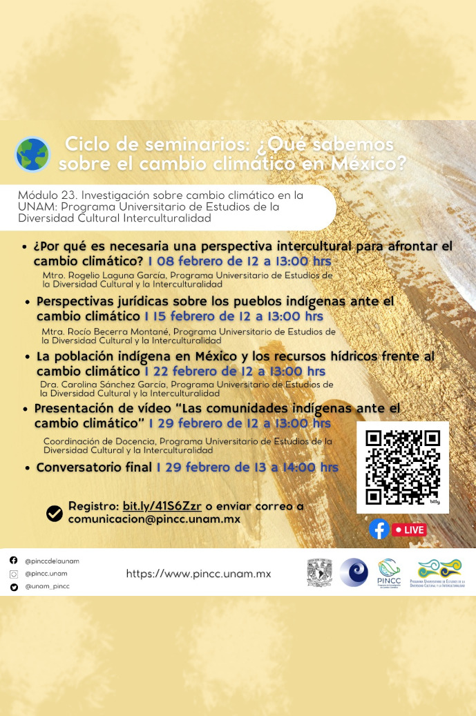 Ciclo de seminarios: ¿Qué sabemos sobre el cambio climático en México?
