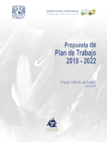 Propuesta de Plan de Trabajo 2018-2022