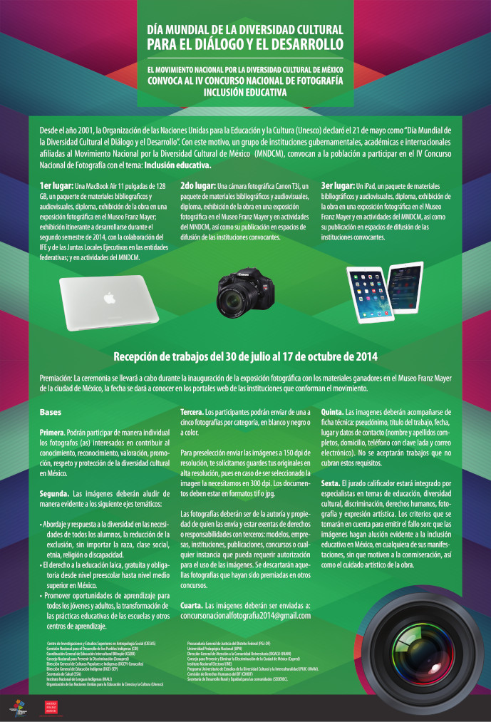 Convocatoria IV Concurso Nacional de Fotografía Inclusión Educativa