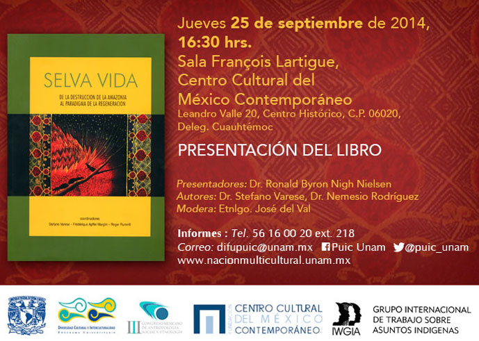 Presentación del libro: Selva Vida. De la destrucción del Amazonia al paradigma de la regeneración