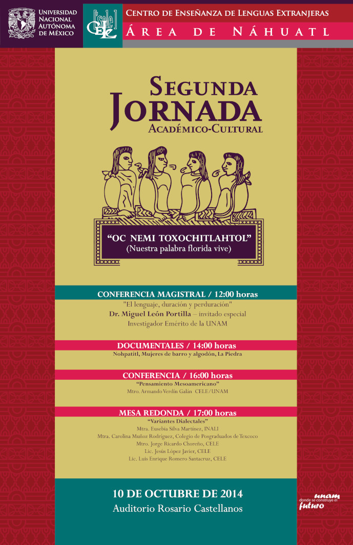 Segunda Jornada Académico-Cultural de Náhuatl