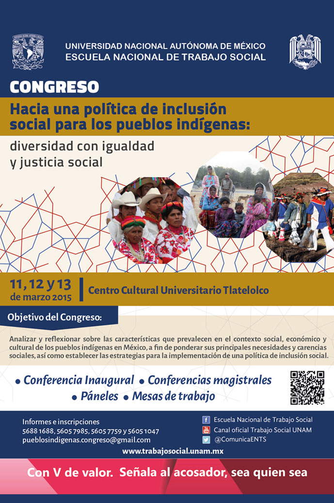 Congreso Hacia una política de inclusión social para los pueblos indígenas: diversidad con igualdad y justicia social