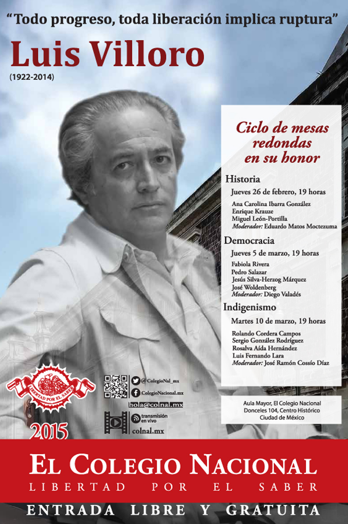 Ciclo de mesas redondas en Honor a Luis Villoro