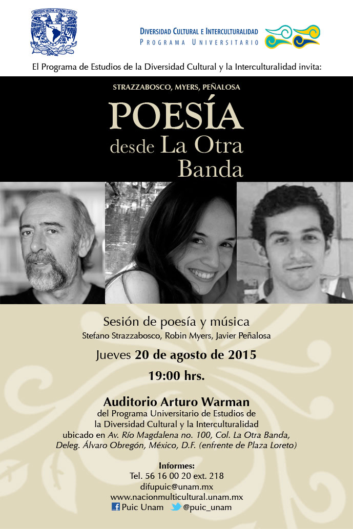Poesía desde La Otra Banda. Sesión de poesía y música