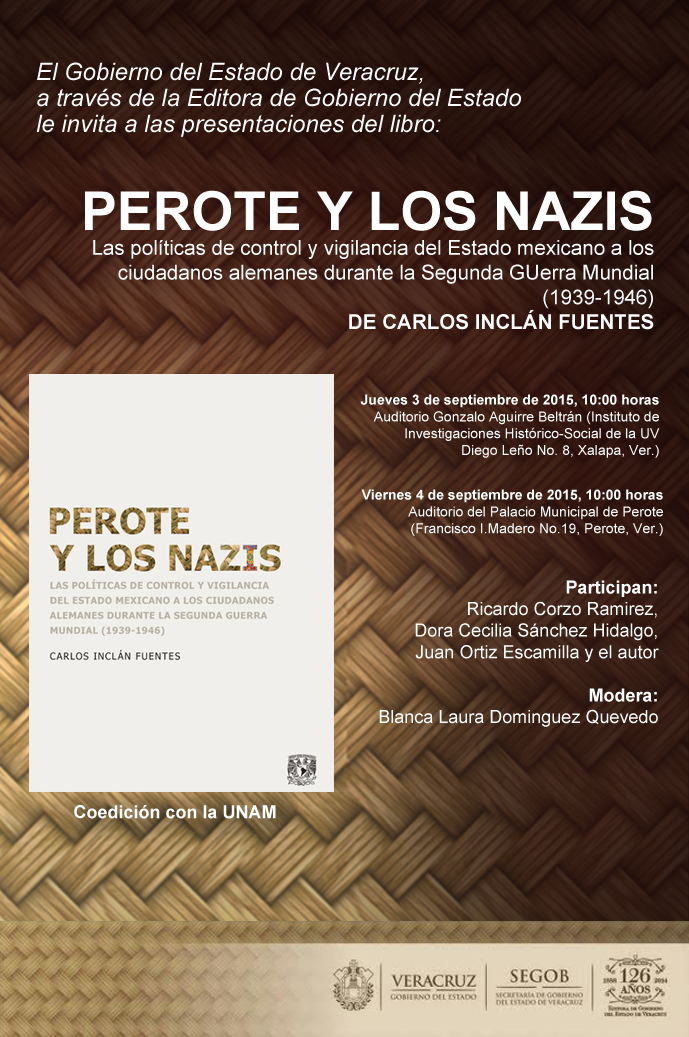 Presentación del libro: Perote y los Nazis