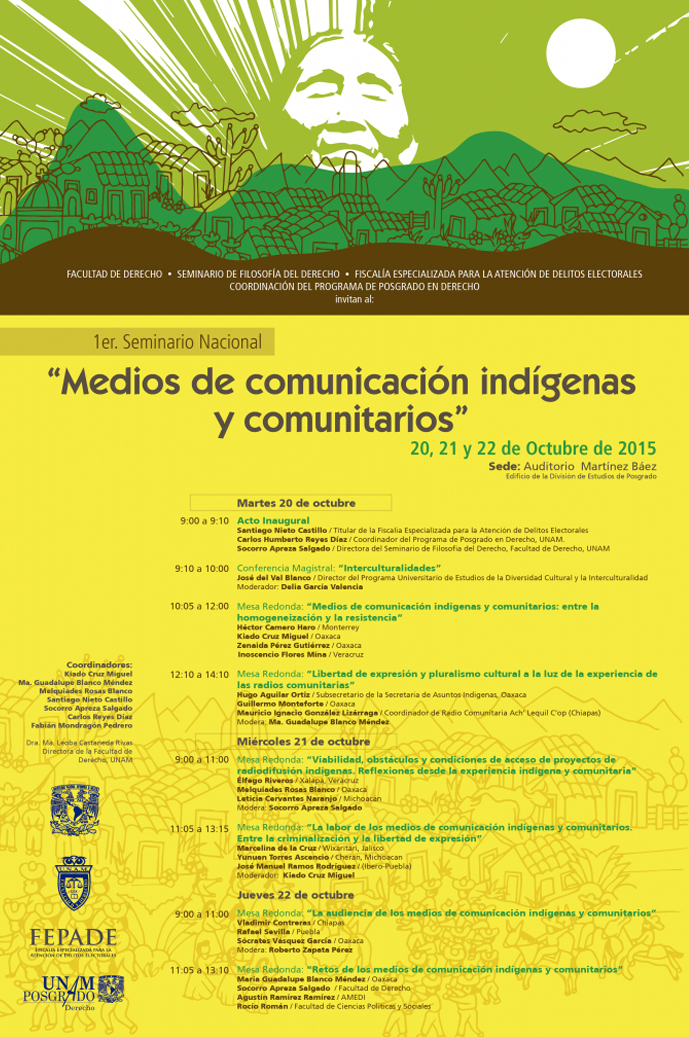 1er Seminario Nacional “Medios de comunicación indígena y comunitarios”