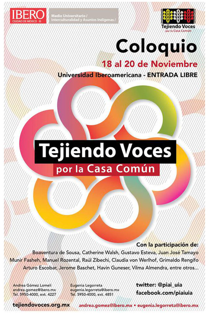 Coloquio Tejiendo Voces por la Casa Común
