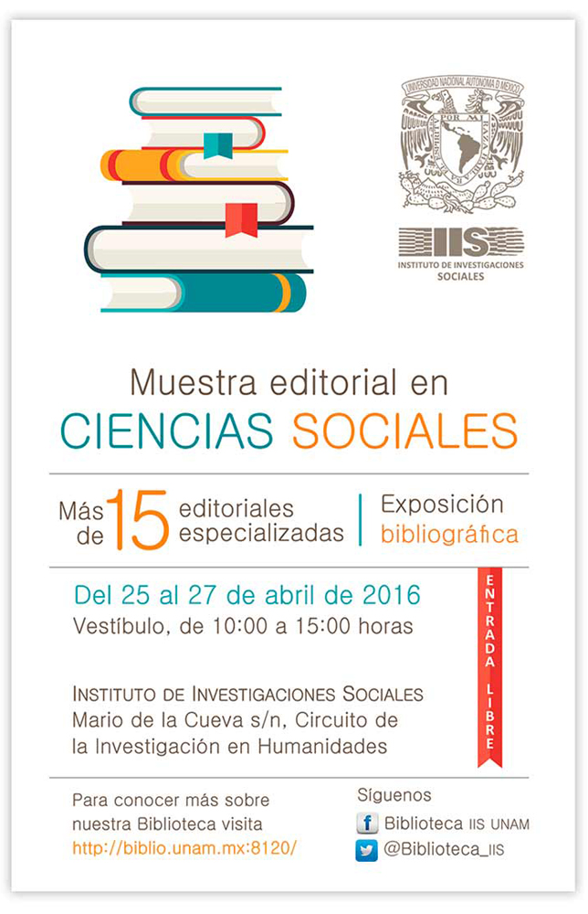 Muestra editorial en Ciencias sociales