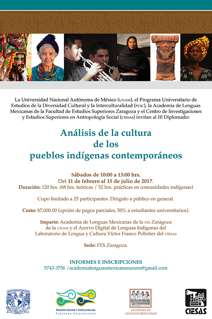 III Diplomado: Análisis de la cultura de los pueblos indígenas contemporáneos