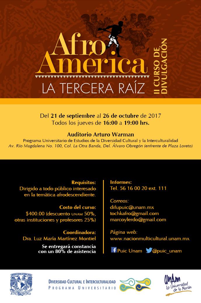 II Curso de divulgación Afroamérica. La tercera raíz