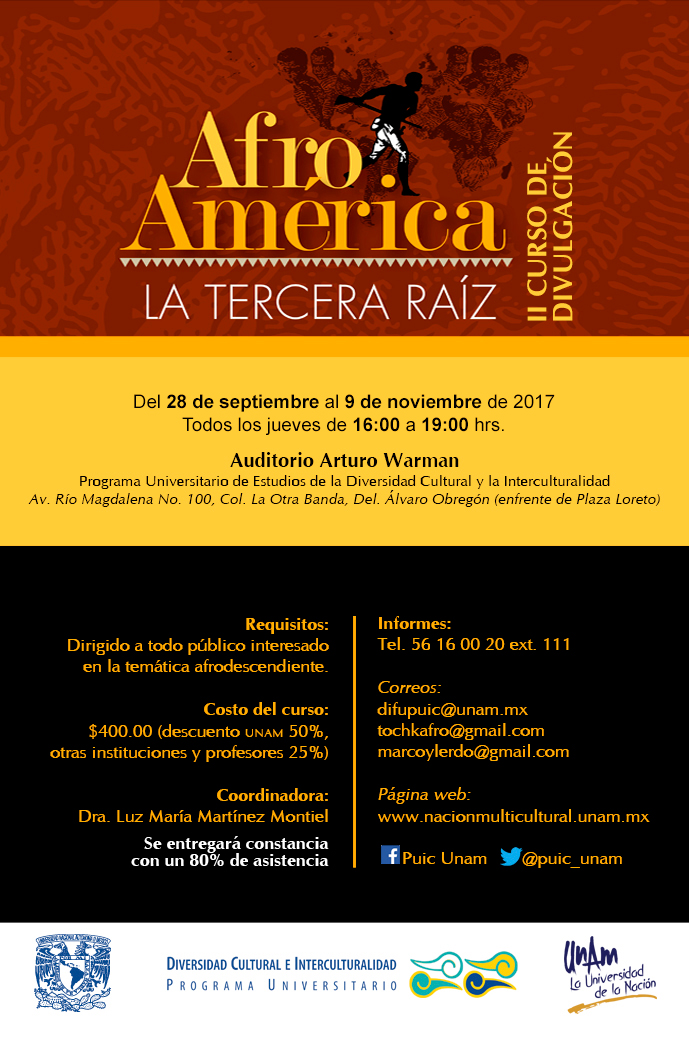 II Curso de divulgación Afroamérica. La tercera raíz