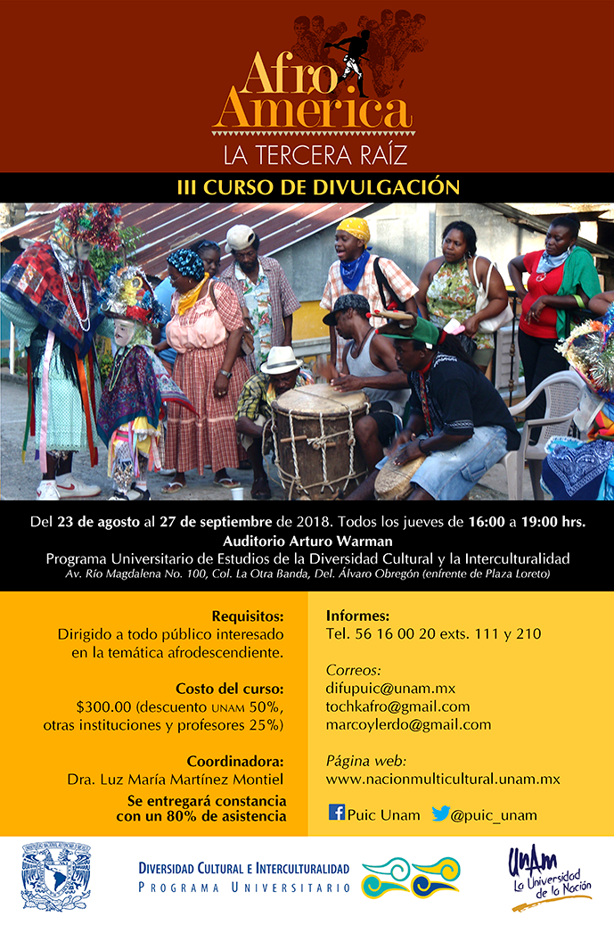 III Curso de divulgación Afroamérica. La tercera raíz