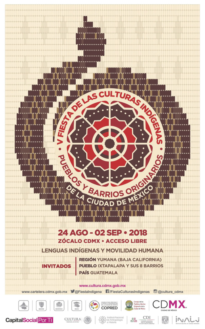 V Fiesta de las Culturas indígenas, Pueblos y Barrios originarios de la Ciudad de México