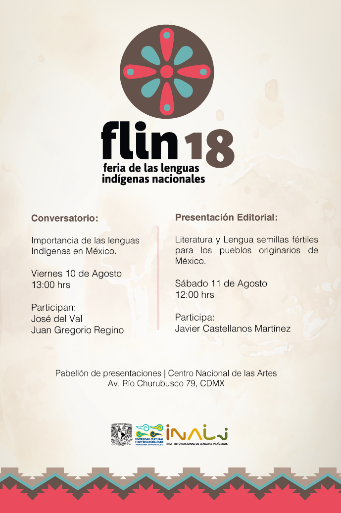 Feria de las Lenguas Indígenas Nacionales FLIN 18