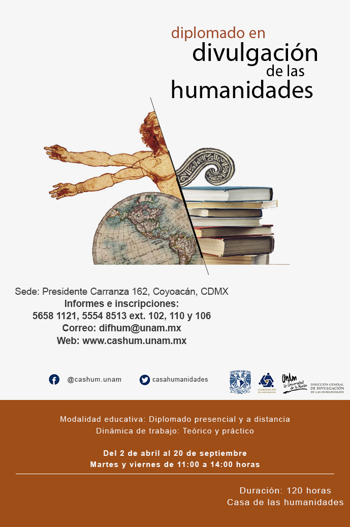 Diplomado en Divulgación de las Humanidades 2019